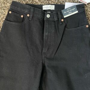 Abercrombie & Fitch Straight Black Jeans